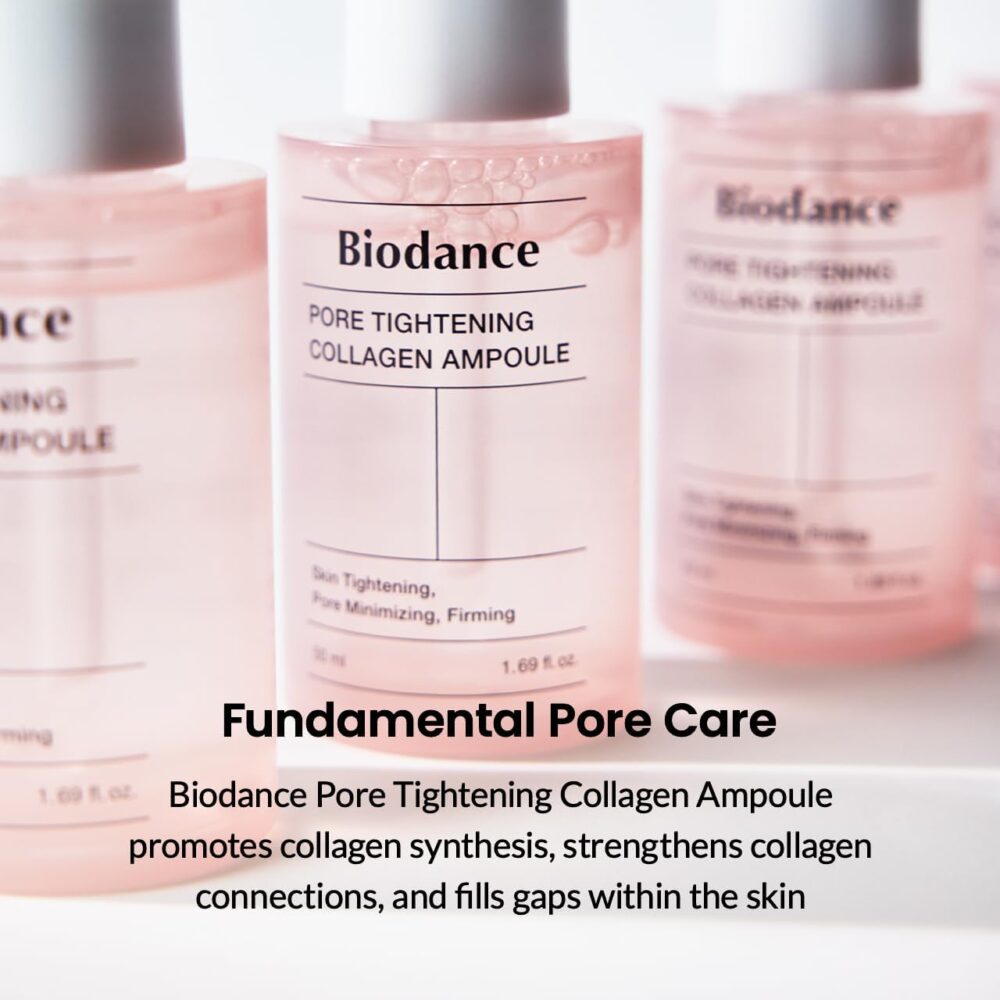 Biodance Pore Tightening Collagen Ampoule | Korean Collagen Serum for Face, Pore Minimizing & Anti Aging Face Serum for Women | 1.69 fl. oz x 1 ea – Image 2