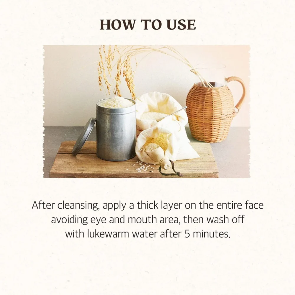 SKINFOOD - Rice Daily Brightening Mask Wash Off - 210g – Image 8