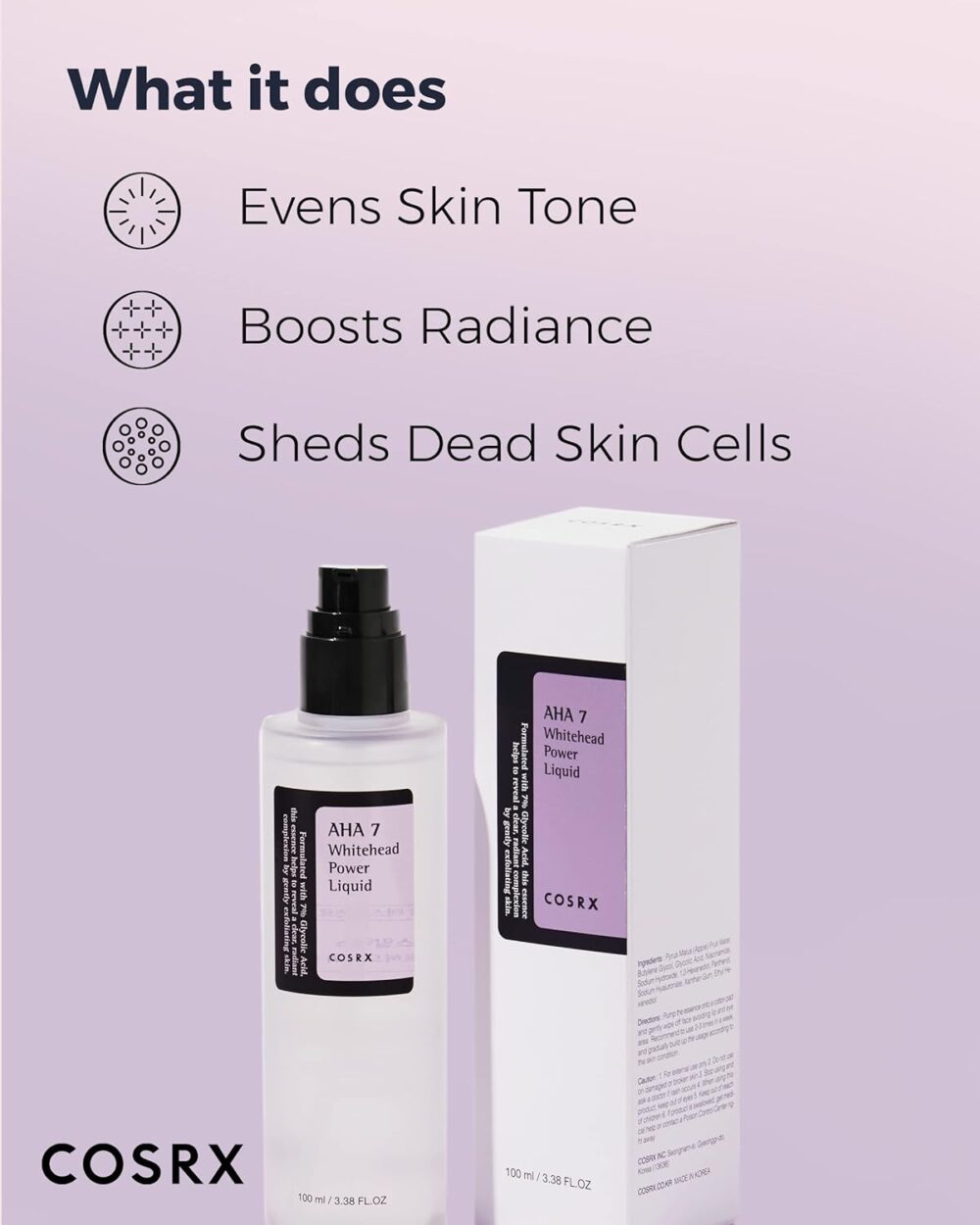 Cosrx Aha 7 Whitehead Power Liquid 100ml – Image 8