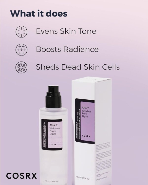 COSRX محلول AHA7 لإزالة الرؤوس البيضاء – 100 مل