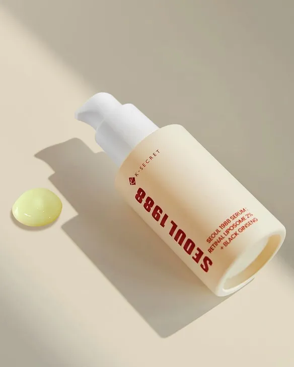 K-SECRET SEOUL 1988 سيروم: ريتينال 2% + الجنسنغ الأسود
