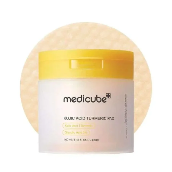 MEDICUBE KOJIC ACID TURMERIC PAD 70 PADS 160 ML